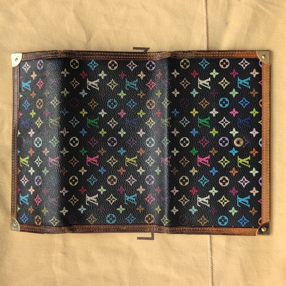 LOUIS VUITTON Monogram Multicolor Porte Tresor International Wallet Black - Picture 2 of 14